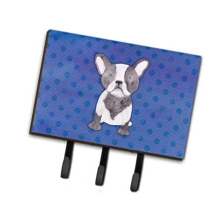 Jensendistributionservices French Bulldog Polkadot Watercolor Leash or Key Holder MI1712568